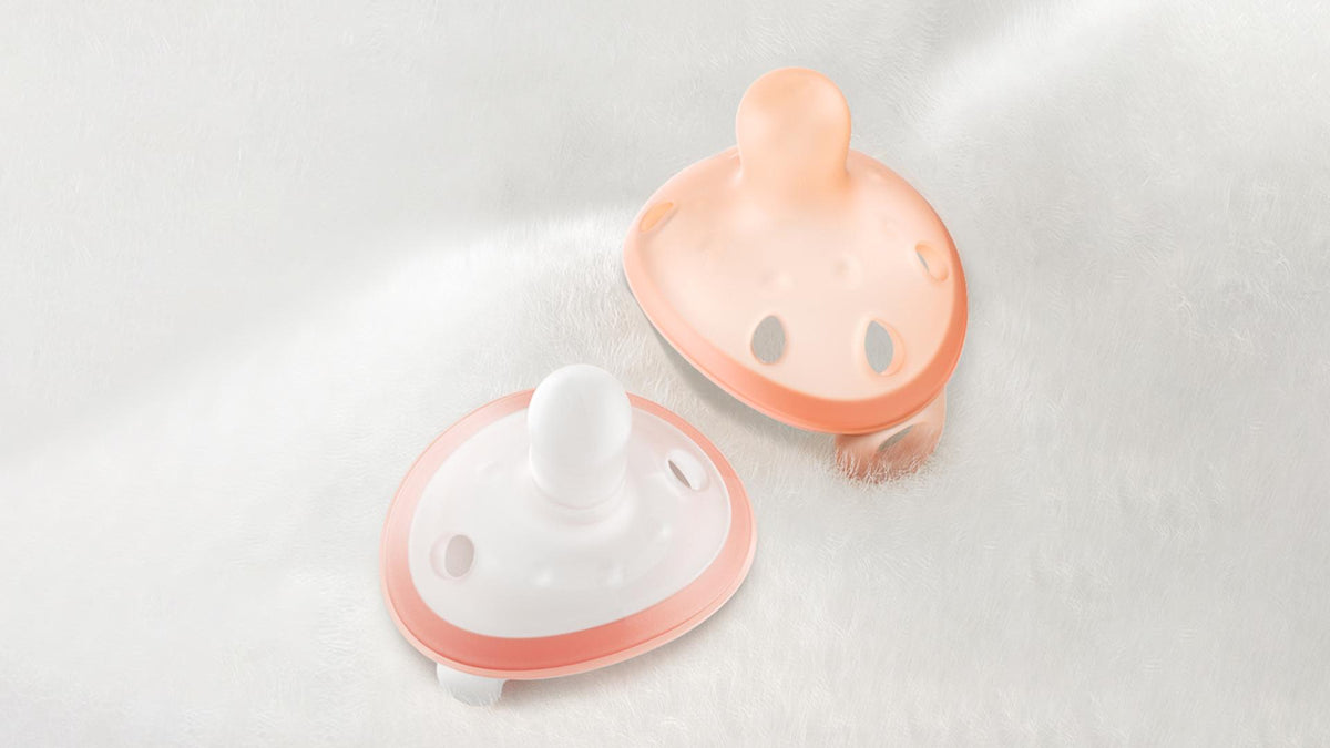 Garkoko Breast-Like & Thumb-Shape Baby Pacifiers 0–6 Months, 2-Pack