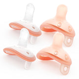 Garkoko Breast-Like & Thumb-Shape Baby Pacifiers 0–6 Months, 4-Pack