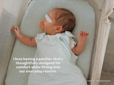 Garkoko Breast-Like Baby Pacifiers 0–6 Months, Peach, 2-Pack