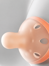 Garkoko Breast-Like Baby Pacifier 0–6 Months, Peach, 1-Pack