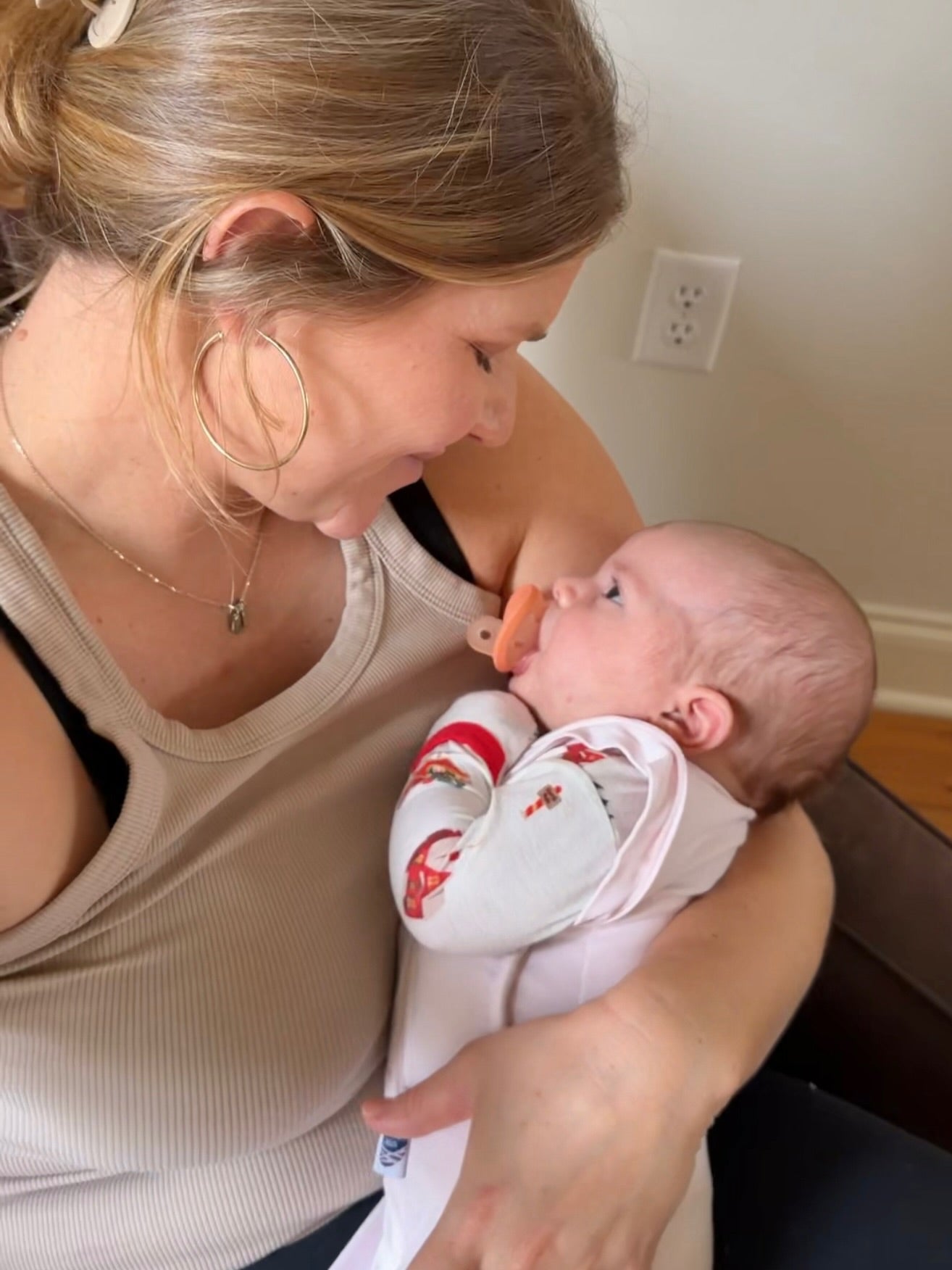 Mom and newborn lifestyle